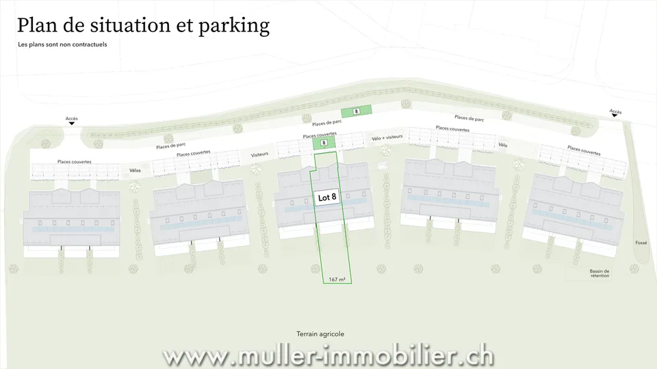 5 Zimmer Reihenfamilienhaus in Le Mouret – Foto 9 von 13
