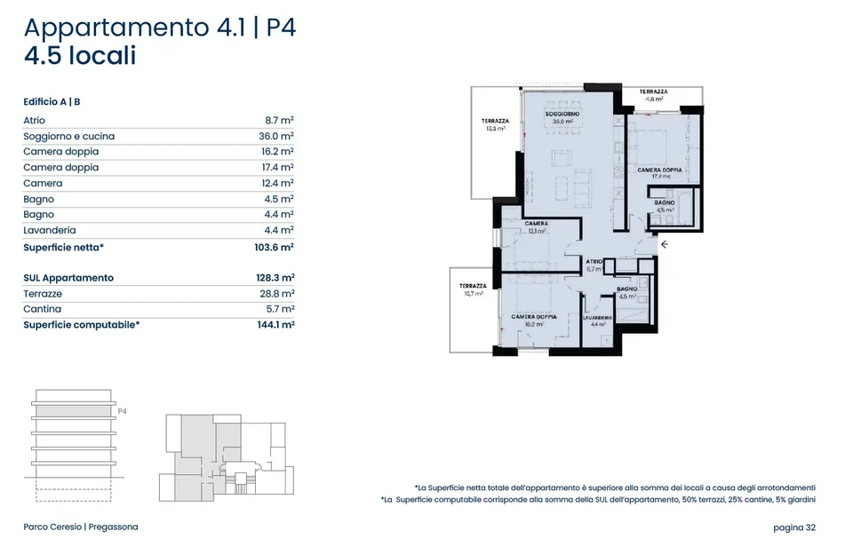 PREGASSONA – PARCO CERESIO, VIVI IL COMFORT CON STILE (A.4.1- B.4.1) – foto 8 di 8