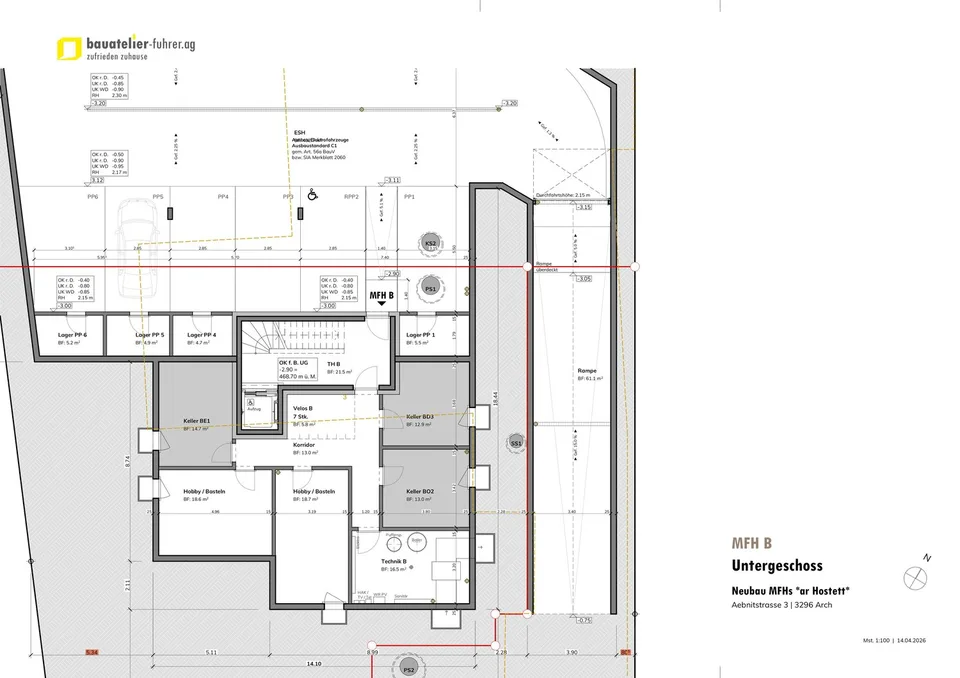 Highlight; - 3.5 room attic apartments in Arch – photo 13 of 14