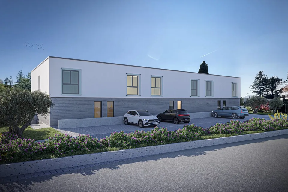 NUOVE VILLE BIFAMILIARI DAL DESIGN MODERNO E GIARDINO PRIVATO