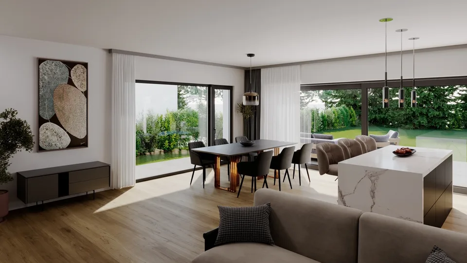 Villas familiales avec grand jardin