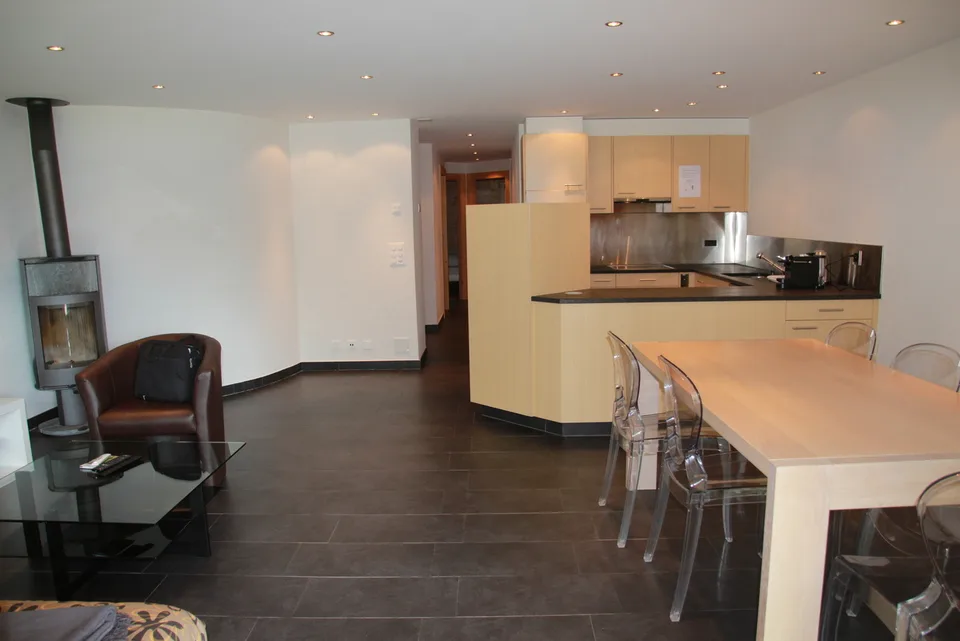Luxurious furnished apartment for sale in Champex-Lac.