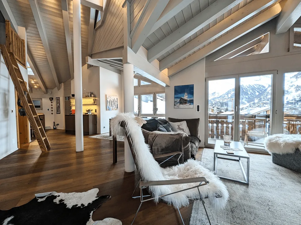 4.5 Zimmer-Duplex-Dachwohnung in Zermatt als Zweitwohnung