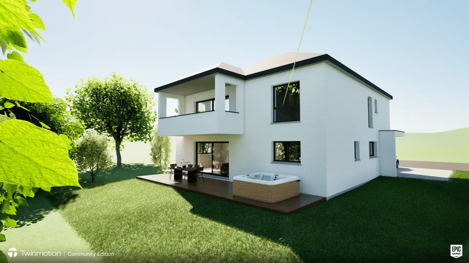Wohnungs BauProjekt in Leymen mit Tram Station richtung Basel