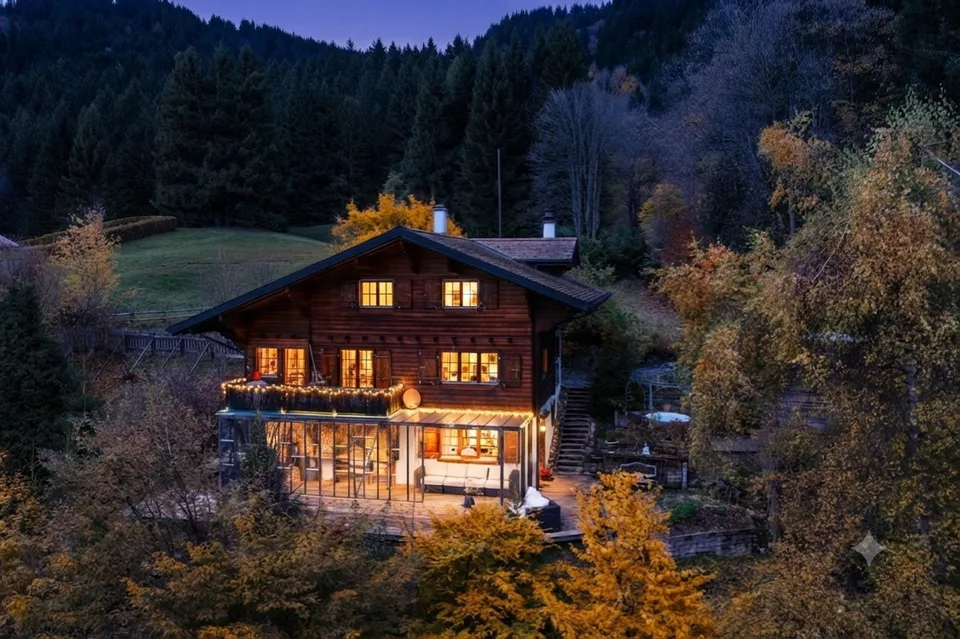 Chalet Rose: Un rifugio di pace verde a La Barboleuse