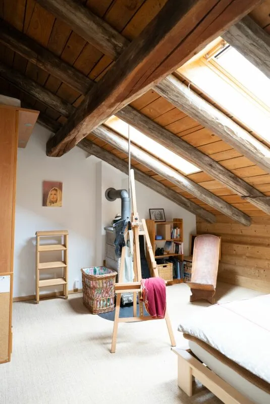 Einfaches Dorfhaus