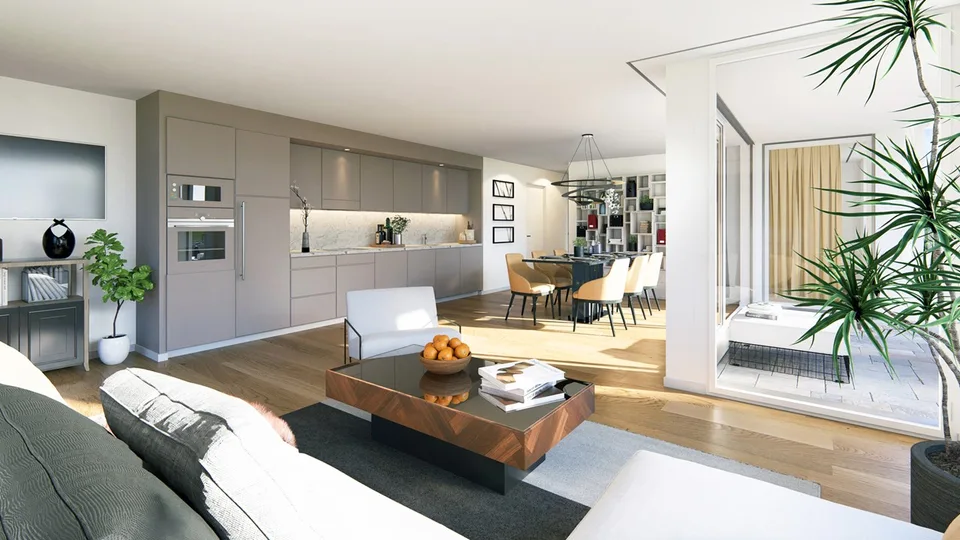 Verkauf von 25 Apartments von Studio bis 5.5 Zimmer in Siviriez – Foto 6 von 7