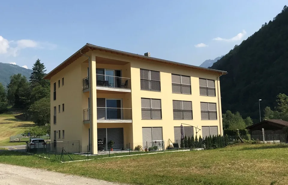 Appartement avec jardin dans la belle vallée de Blenio