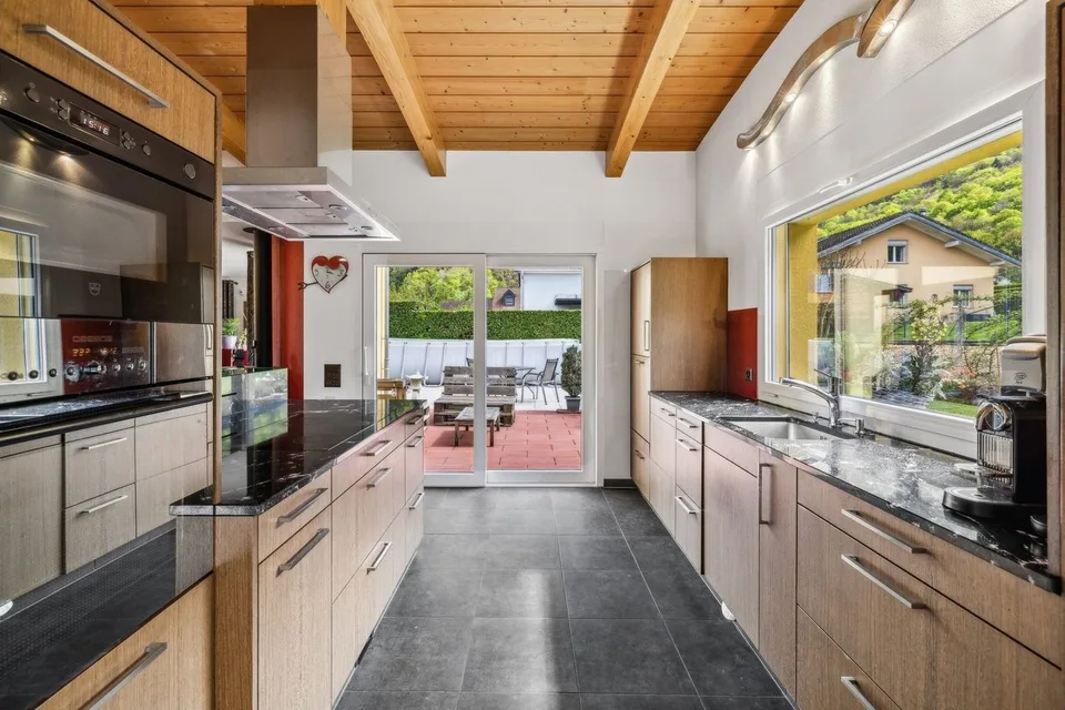 Villa contemporaine avec annexe à Collombey-Muraz