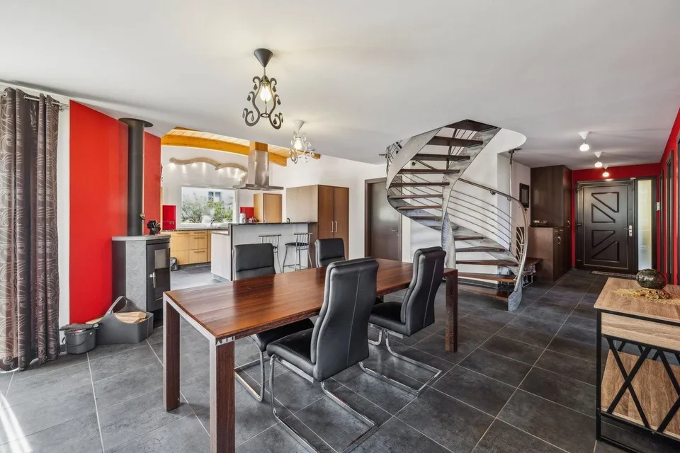 Villa contemporaine avec annexe à Collombey-Muraz