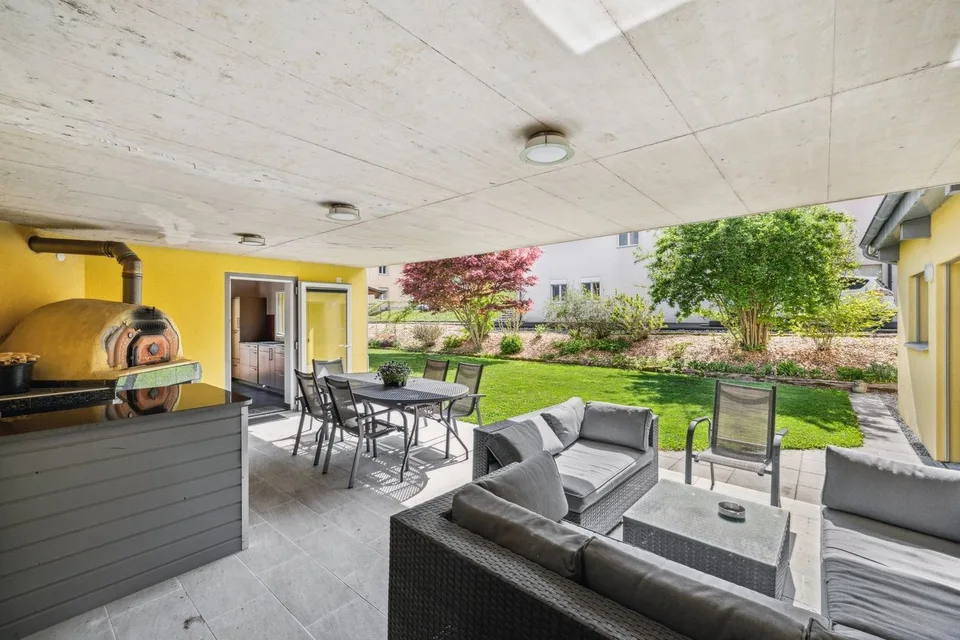 Villa contemporaine avec annexe à Collombey-Muraz