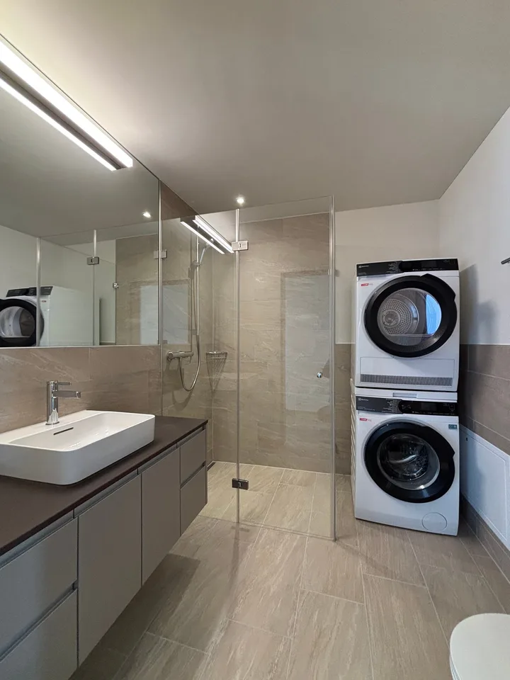 Prima locazione appartamento mansardato 2,5 locali in zona tranquilla con 2 terrazze (78m2)