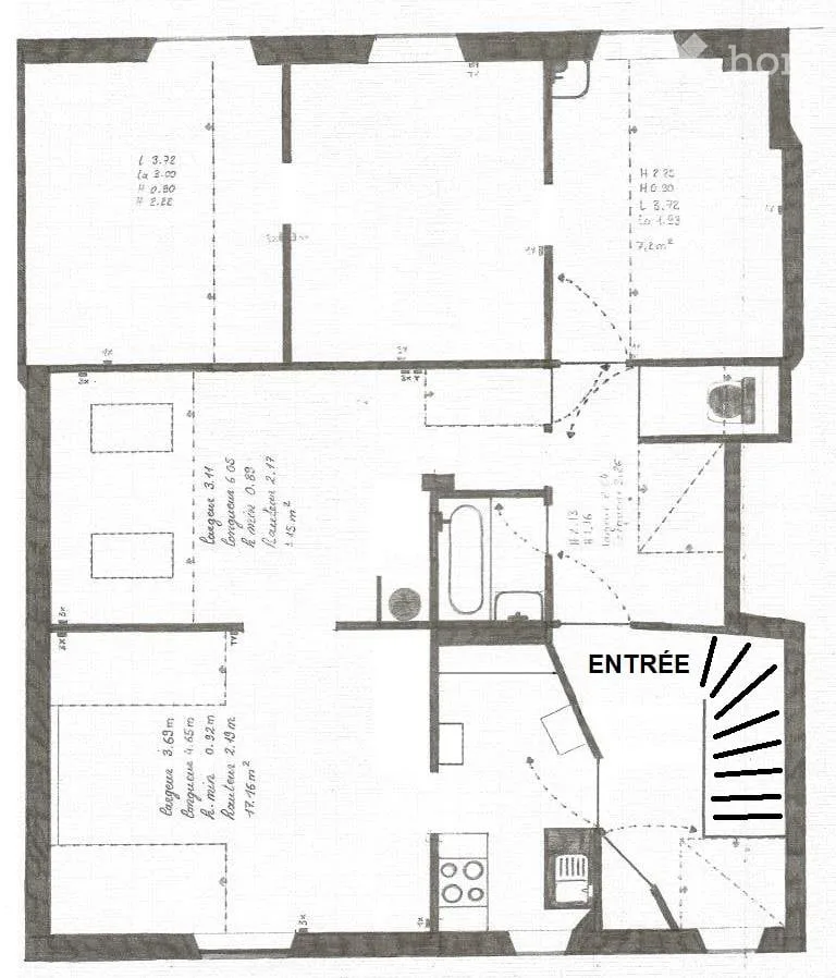 A louer Bel Appartement Mansardé 5,5 pièces  à St-Imier