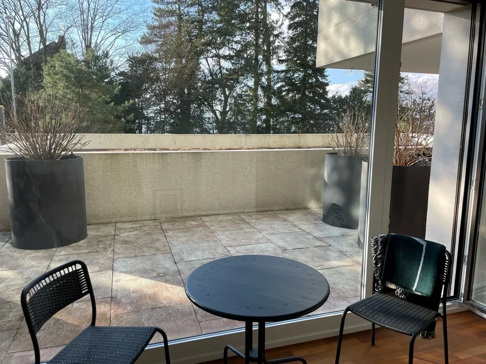Studio für Wochenaufenthalter mit Terrasse