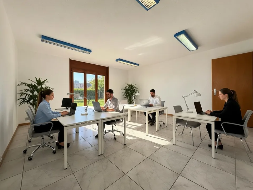 Büro / Gesundheitszentrum von ca. 132m2 mit Terrasse und Garten