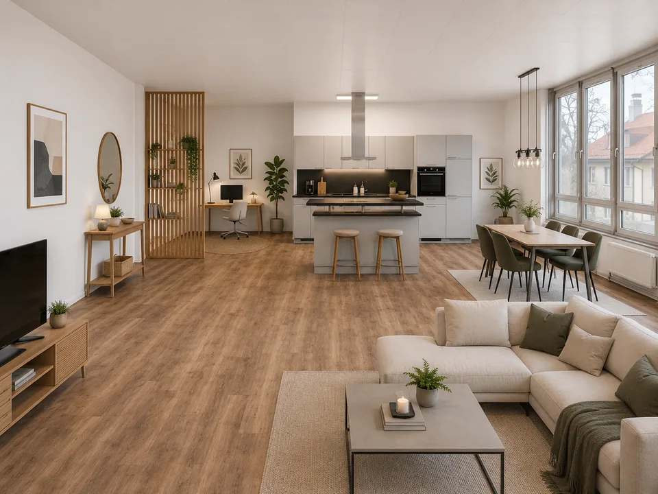 Exklusive Loftwohnung mit 240 m² im Wengipark Solothurn – Wohnen & Arbeiten vereint