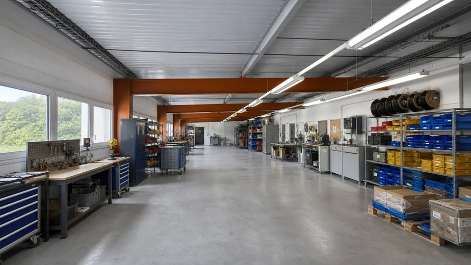 Surface d'atelier-show-room idéalement situé dans zone en périphérie de Bussigny
