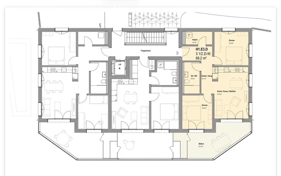 Erstbezug: Neue 2.5, 3.5, 4.5, 5,5-Zi-Wohnungen mit Terrasse/Balkon mit freier Aussicht in Eggenwil