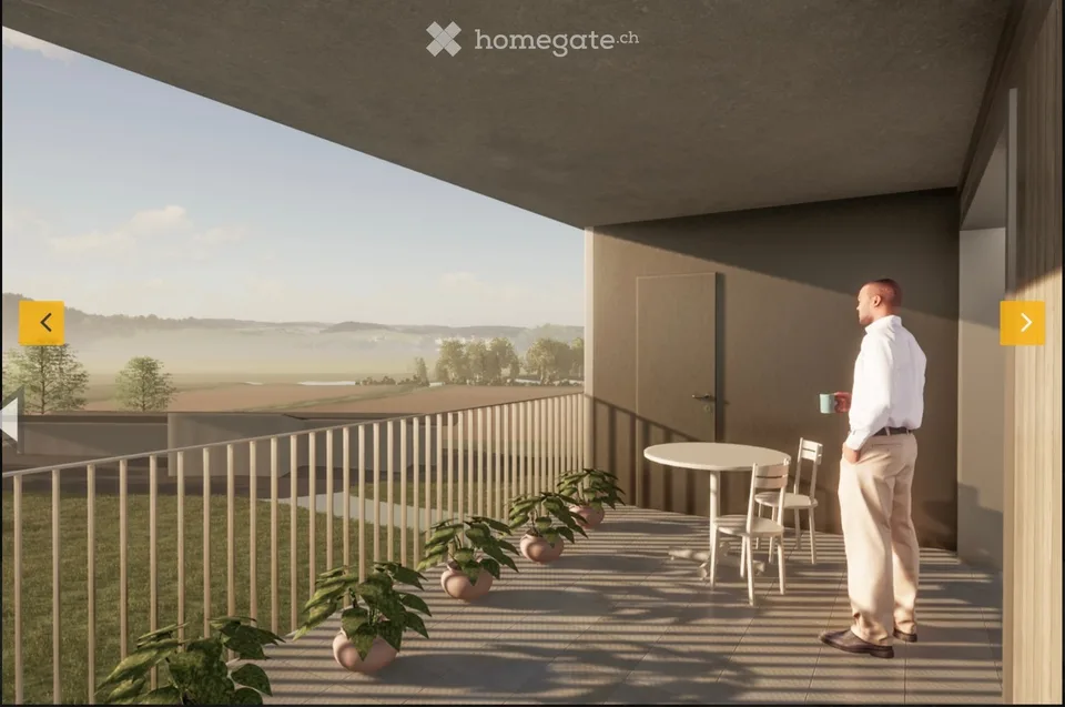 Erstbezug: Neue 2.5, 3.5, 4.5, 5,5-Zi-Wohnungen mit Terrasse/Balkon mit freier Aussicht in Eggenwil
