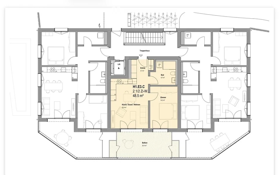 Erstbezug: Neue 2.5, 3.5, 4.5, 5,5-Zi-Wohnungen mit Terrasse/Balkon mit freier Aussicht in Eggenwil