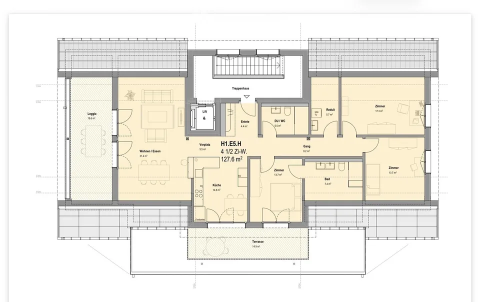Erstbezug: Neue 2.5, 3.5, 4.5, 5,5-Zi-Wohnungen mit Terrasse/Balkon mit freier Aussicht in Eggenwil