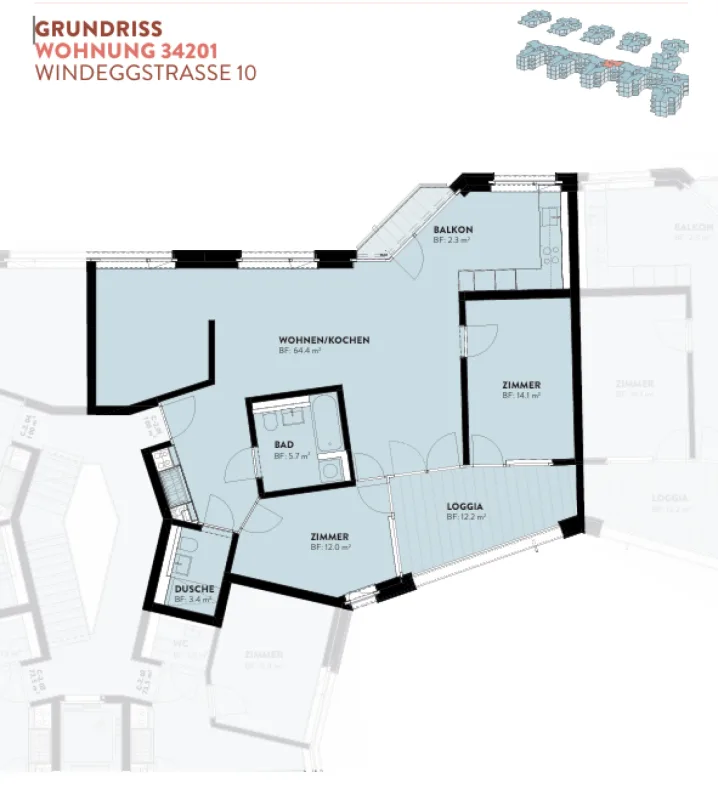 3.5 Zimmer Wohnung in Dietikon – Foto 24 von 25