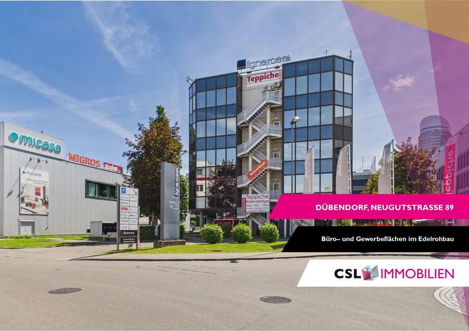 Flexible Büro- / Gewerbeflächen NACH MASS - Dübendorf Hochbord