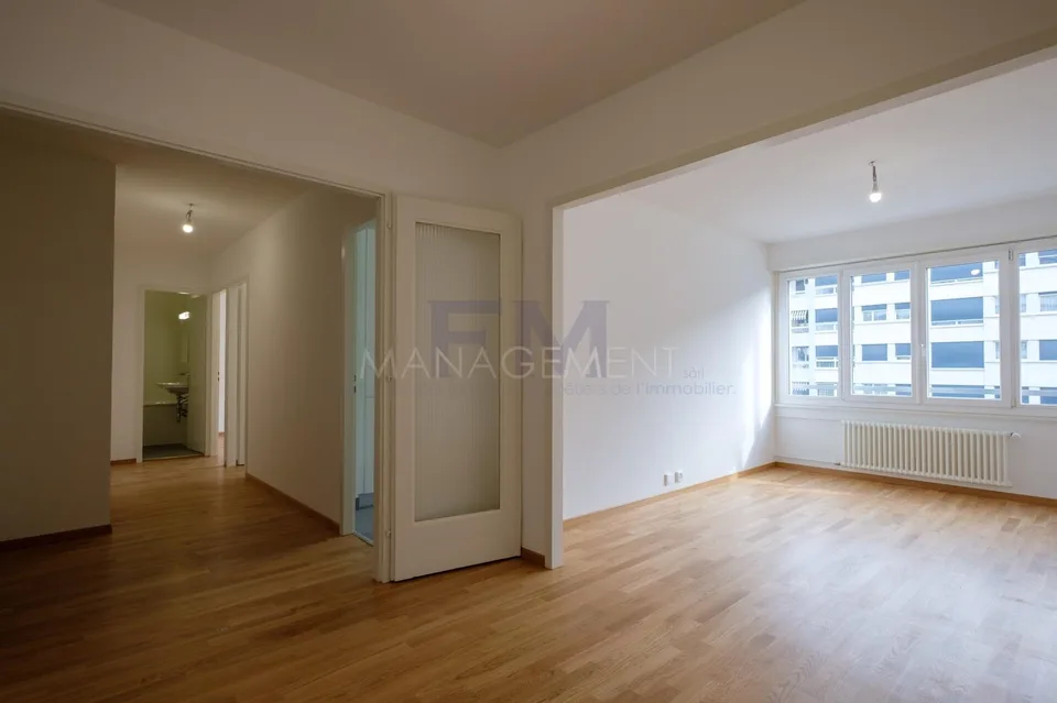 Servette, Avenue de Luserna, 4 Zimmer im 3. Stock, ca. 65m2