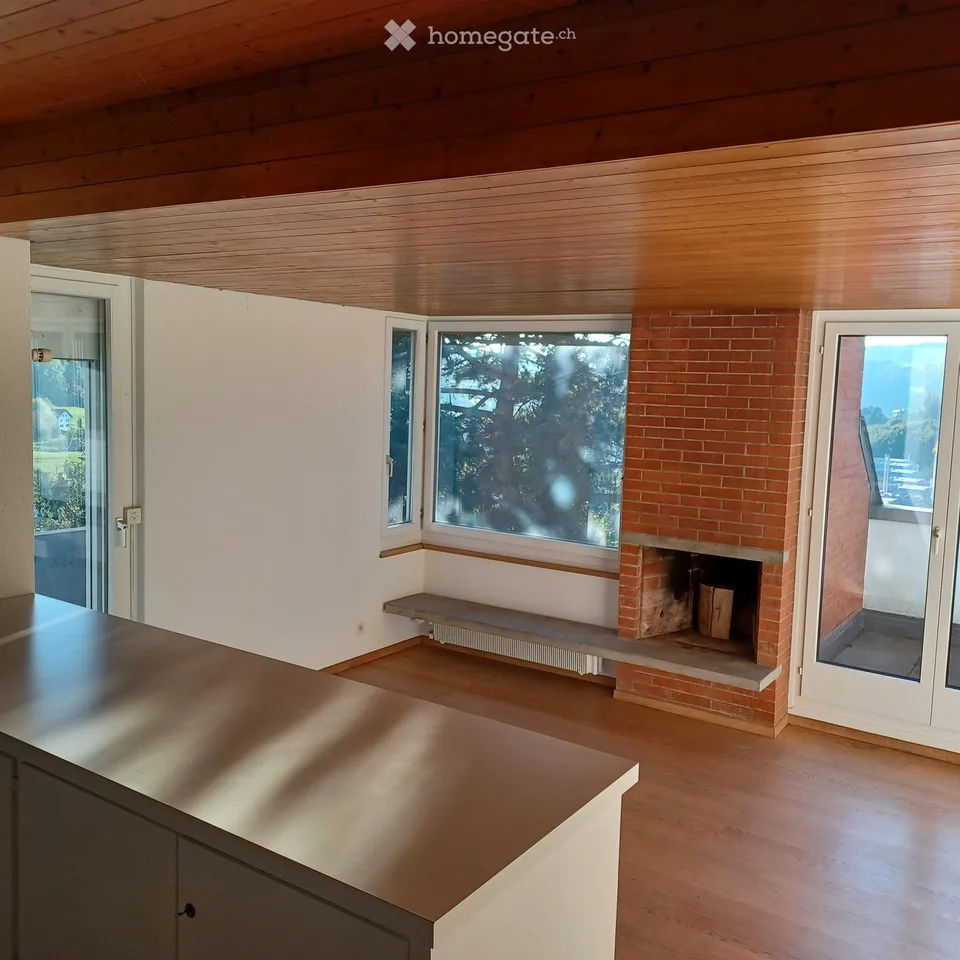 Appartamento da sogno di 3,5 locali in una casa bifamiliare indipendente con vista e giardino a 8903 (ZH)