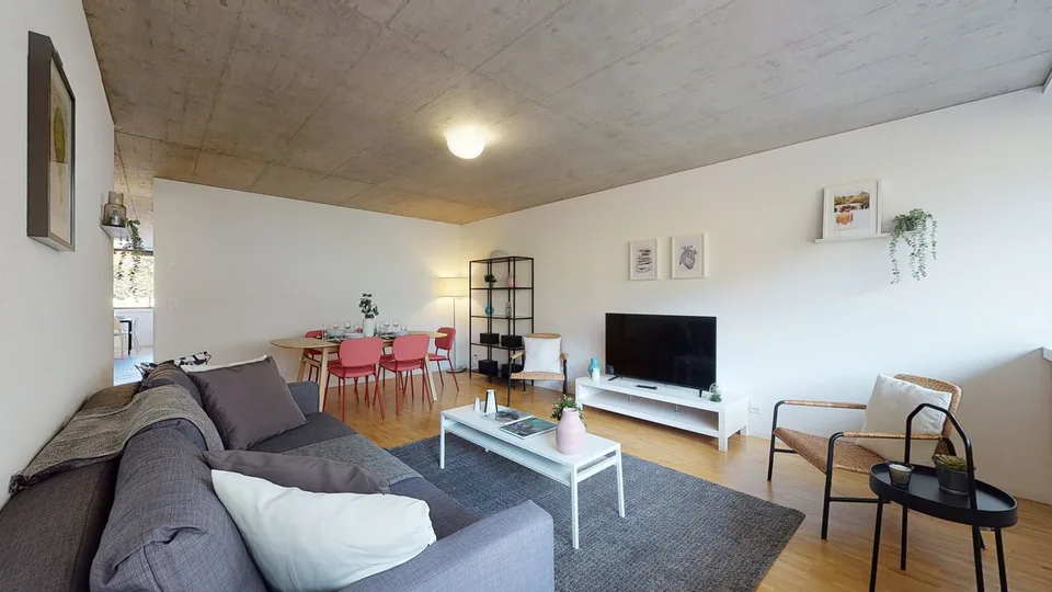 Beautiful 3.5 room apartment bright in La Matze, city center Sion