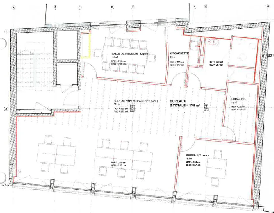 Büroflächen von 135 m2 zur Miete am Place de la Fusterie in Genf – Foto 6 von 6