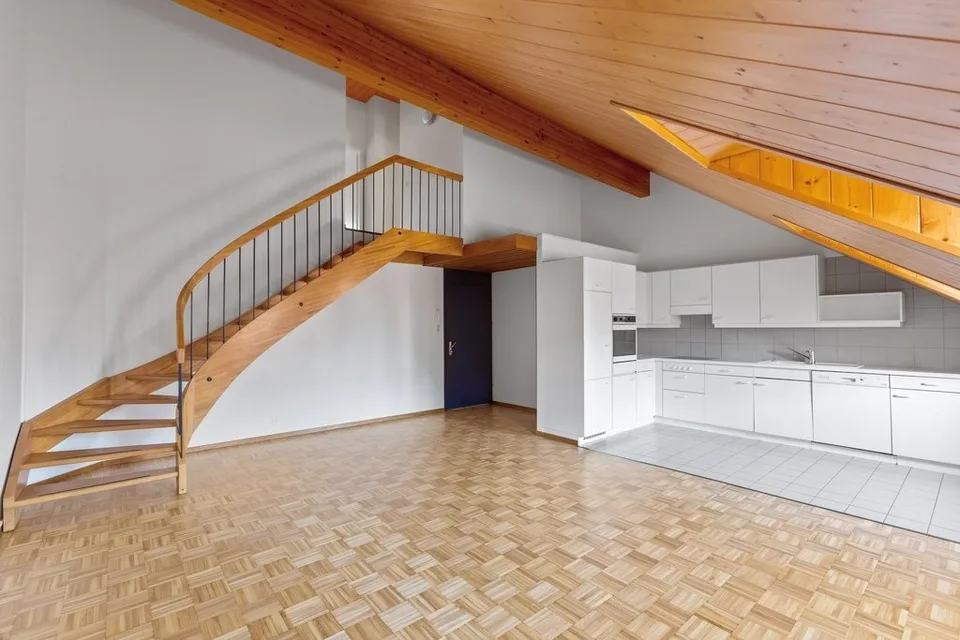 Chaleureux duplex atypique au centre du village