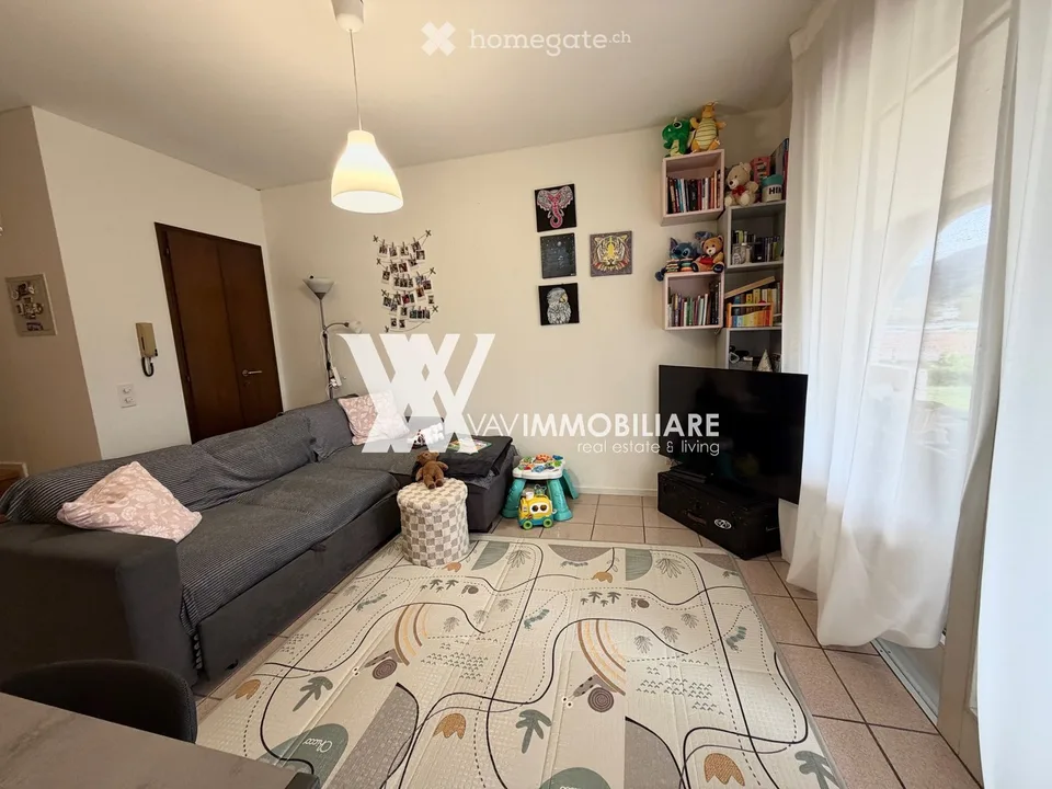 BALERNA: APPARTAMENTO 2.5 LOCALI CON VISTA NEL VERDE – foto 12 di 13