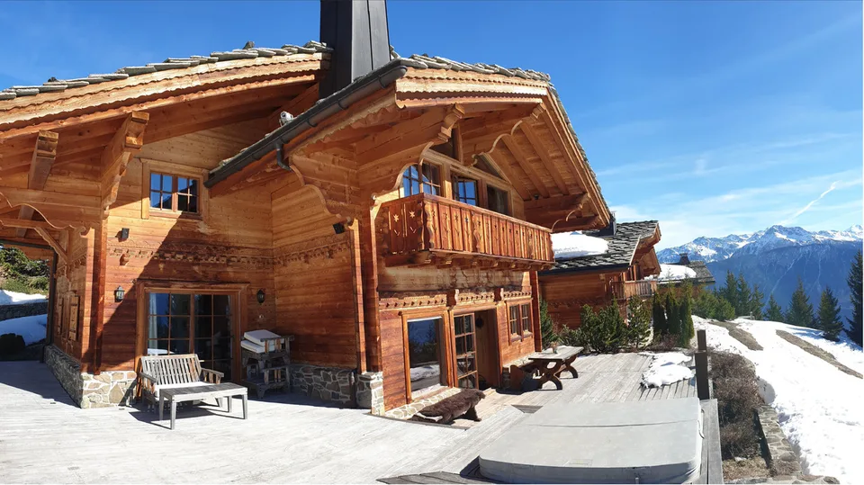 LOCATION Semaine Chalet familiale avec vue panoramique sur les Alpes