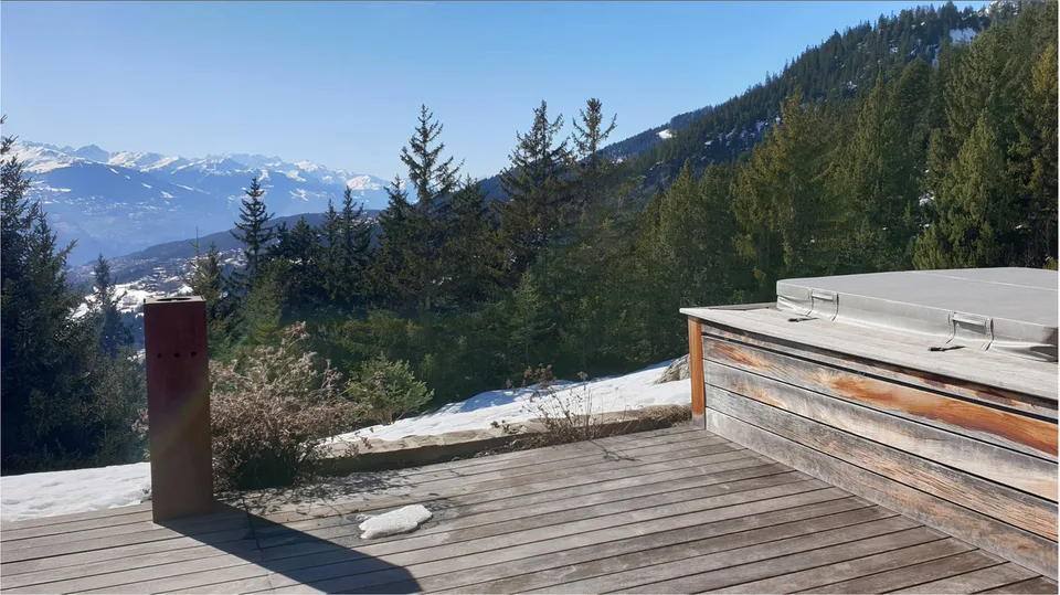 LOCATION Semaine Chalet familiale avec vue panoramique sur les Alpes