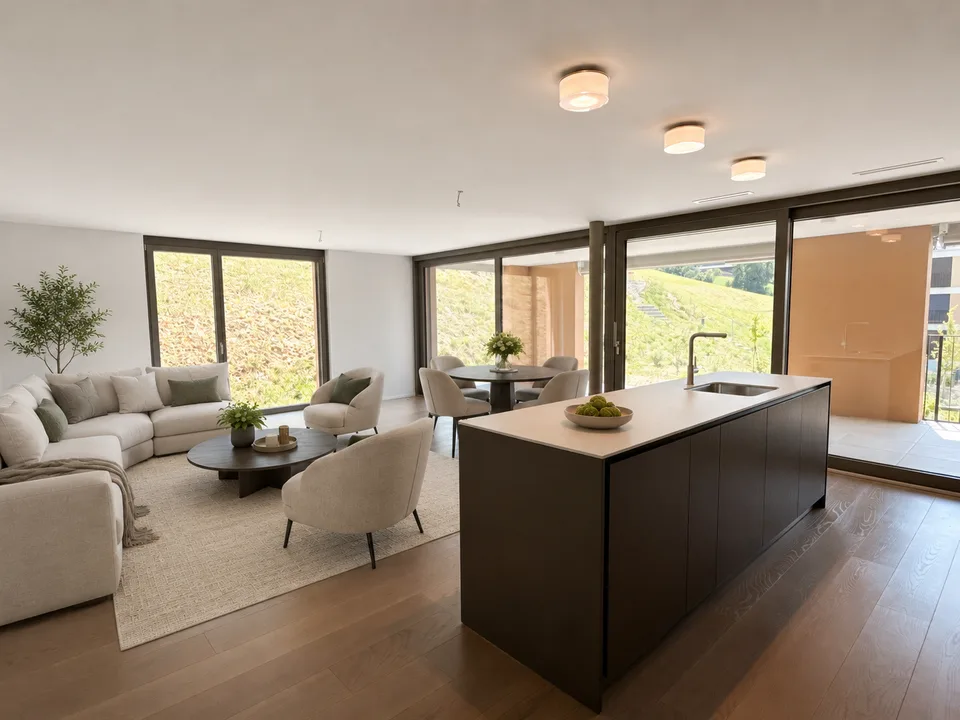 Premier occupation : Résidence au bord de la forêt – standard de propriétaire entre Lucerne et Zug
