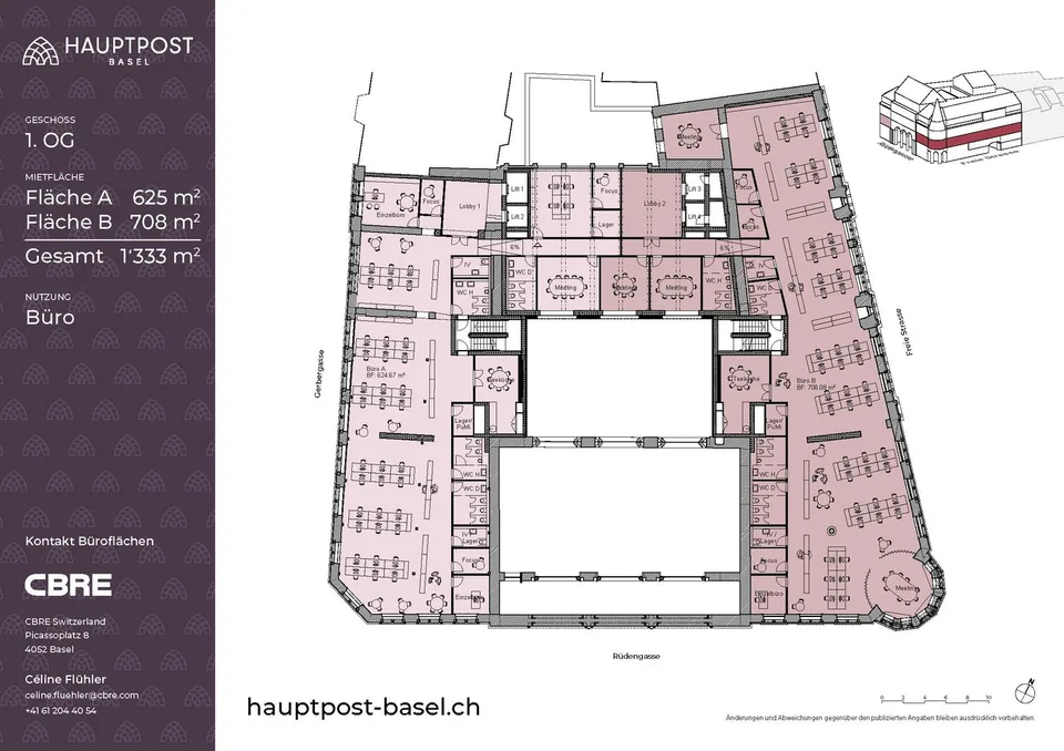 Il vostro nuovo quartier generale urbano nella HAUPTPOST Basel – foto 11 di 11