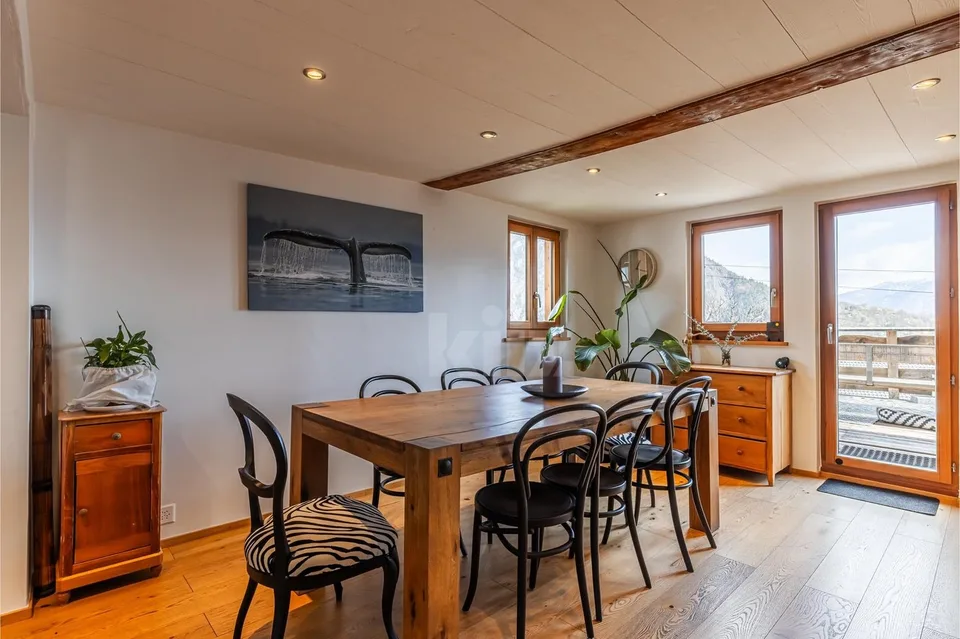 Magnifique chalet rénové avec vue sur les Alpes
