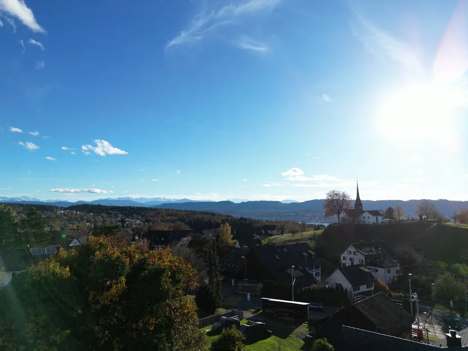 Penthouse mit spektakulärer Weitsicht & grosser Dachterrasse in Zürich-Witikon