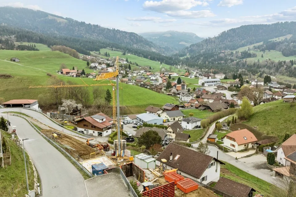 Neubauprojekt in Plasselb