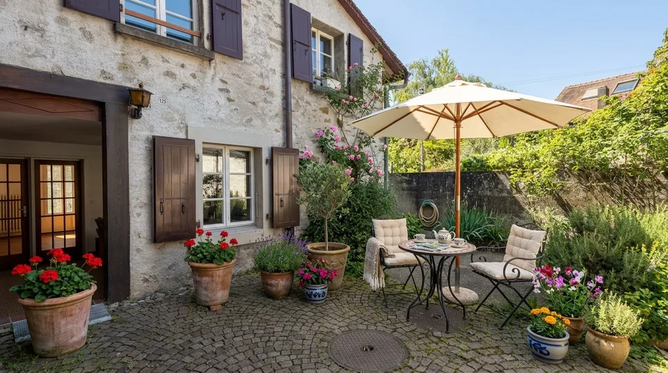 Un havre de paix au cœur du village ! Avec cour privative