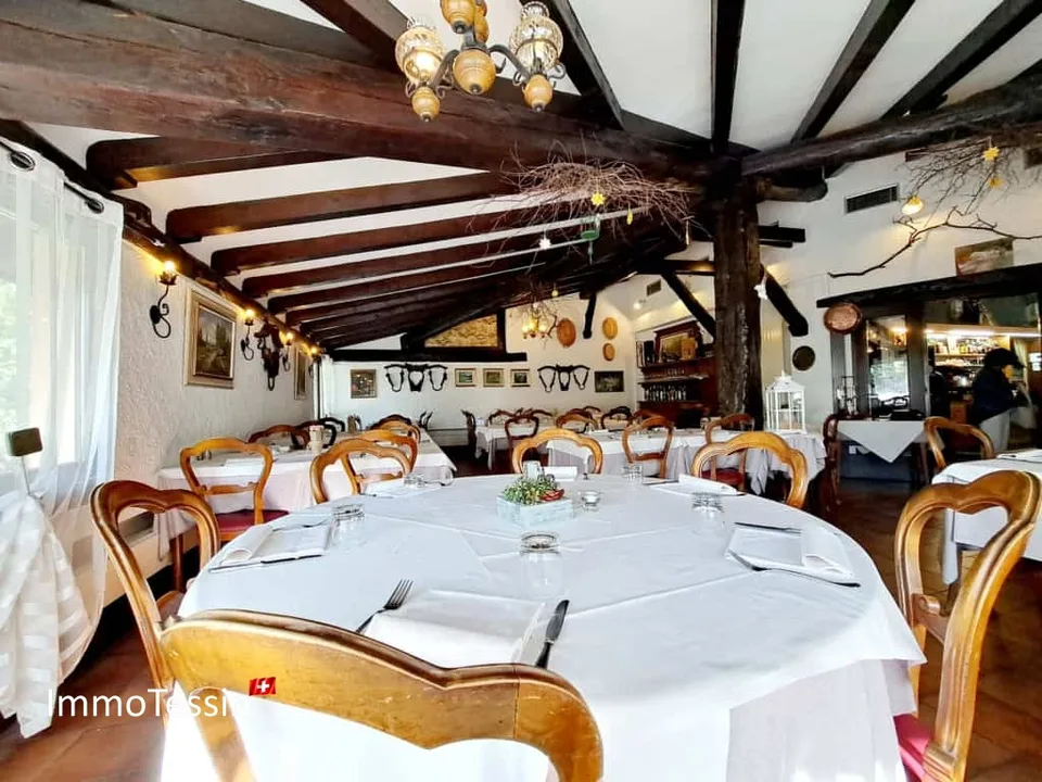 SELTENHEIT: Restaurant & Hotel B&B Gästehaus mit riesigem touristischem Potenzial direkt bei Monte Lema Drahtseilbahn – Foto 12 von 13