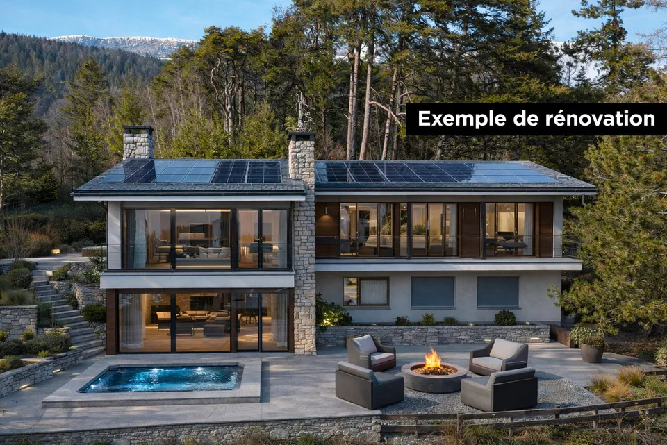 Villa d'architecte 8.5 pces avec vue panoramique - Montana-Village