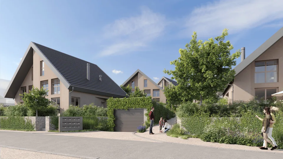 Neue Reihenvilla - 5,5 Zimmer mit Garten - Fertigstellung Ende 2027