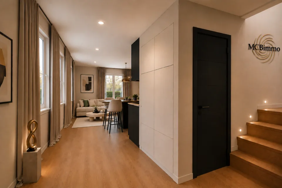 MCBimmo präsentiert eine wunderschöne 4.5-Zimmer-Neuwohnung mit Terrasse und Rasen