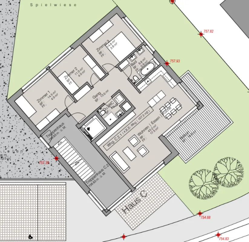 Sovrastruttura Sonnmatt: Wg. C 2.1 (2ª autorizzazione di residenza)