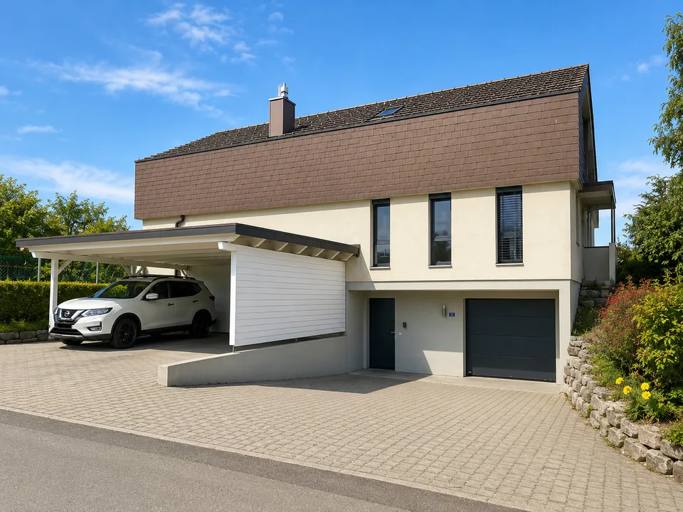 Charmantes Einfamilienhaus in Guschelmuth – Wohnen mit Weitblick und Ruhe