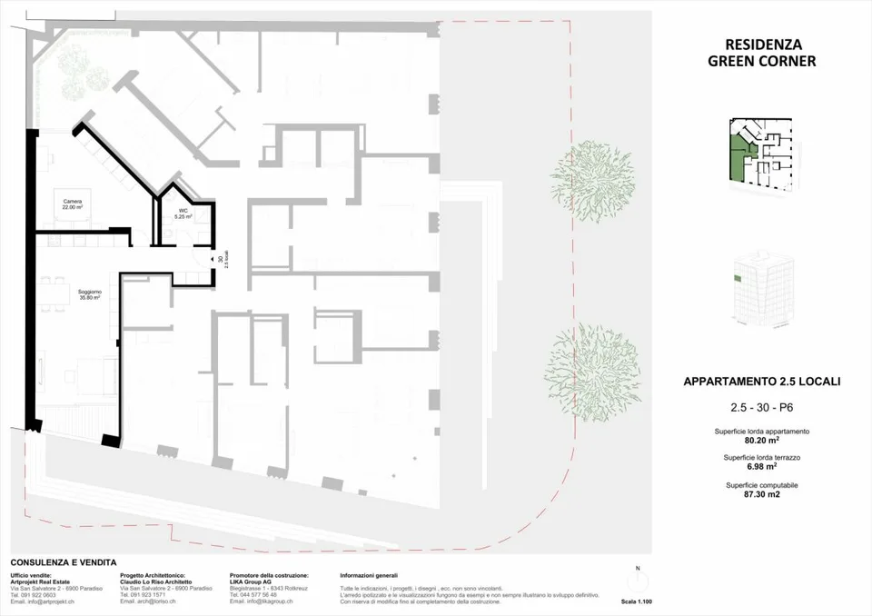 2.5 locali a Paradiso - nuova costruzione – foto 13 di 13