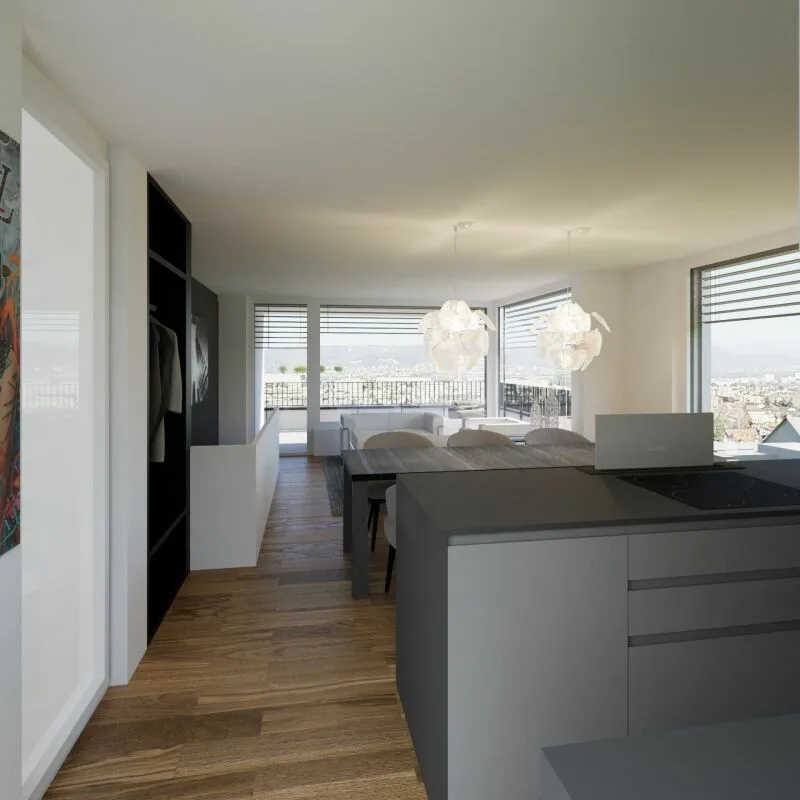 Neubau 4.5-Zimmer-EFH mit Einstellhalle (letztes Haus)