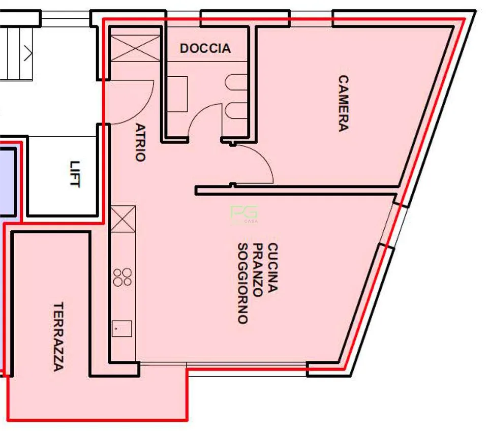 Appartamento 2.5 locali con giardino – Foto 6 von 6
